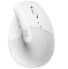 Logitech Lift Vertical Ergonomic Mouse - Pale Grey For MAC  Optical, 400-4000DPI, Bluetooth, 10m Wireless Range
